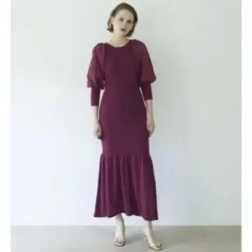 ROSARY MOON 벌룬 슬리브 원피스