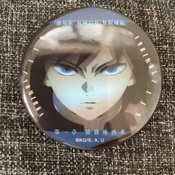 귀멸의 칼날 토미오카 기유 이야기가 담긴 눈빛 캔뱃지 무한성