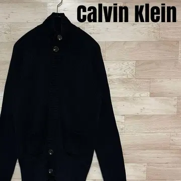 Calvin Klein 캘빈클라인 긴팔 Zip 니트 S