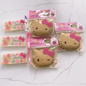 산리오 일광화상 키티 헬로키티 속눈썹 케이스 액세서리 케이스