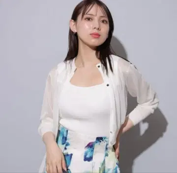 새상품 마이 스트라다 mystrada 시어 가디건 M