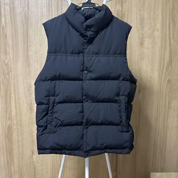 블랙 다운 베스트 스탠드 카라