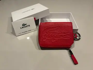 LACOSTE 레드 패스 케이스 (새상품/미사용)