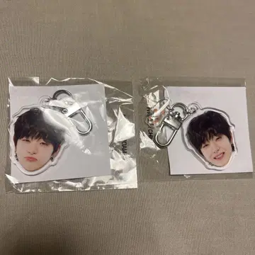treasure 지훈 얼굴 아크릴 키링 희로애락