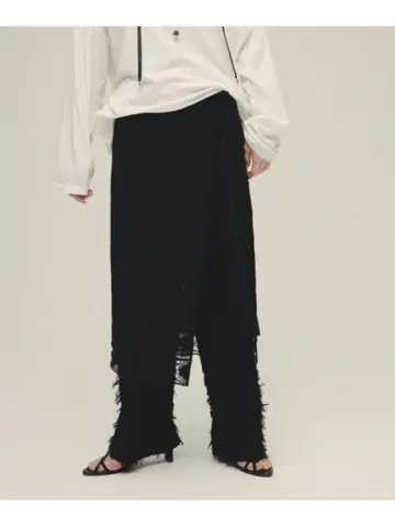 jeanasis eL Embroidery Lace Wrap Skirt