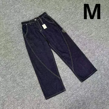 Mertra 다크 데님 스트레이트 레그 팬츠 M 택 포함 새상품