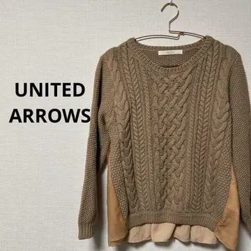 [UNITED ARROWS] 유나이티드 애로우즈 케이블 짜임 니트