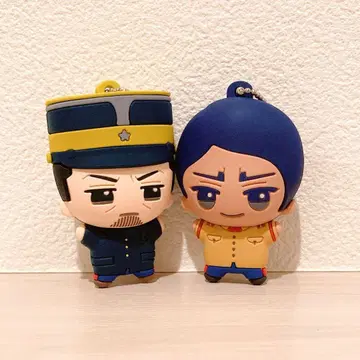 츠키시마 중사 코이토 소위 SD 인형 러버 마스코트 골든 카무이