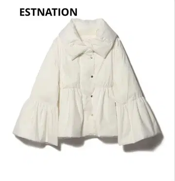 ESTNATION 프릴 충전솜 블루종 화이트 사이즈 36