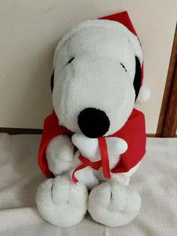스누피 SNOOPY 봉제 인형 산타