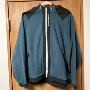 (미사용 새상품) UNDER ARMOUR 러쉬 플리스 풀 집업 후드티