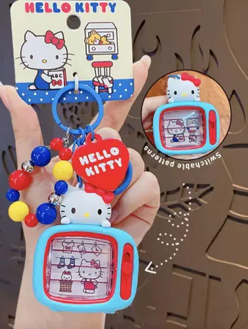 산리오 헬로키티 참 키링 TV형