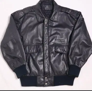 빈티지 90s 빈티지 A2 가죽 플라이트 자켓 G1