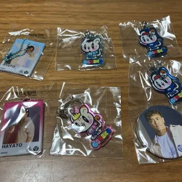 RYUTO HAYATO 나카츠카사, 캐릭터 키링 세트 7개 세트