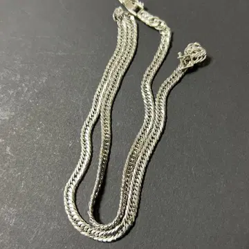 키헤이 목걸이 8면 트리플 55cm 박스 포함 sv925