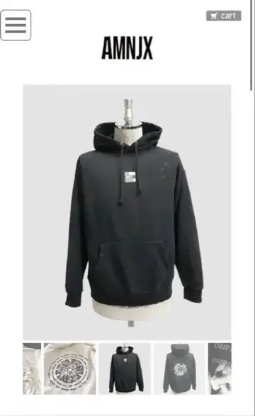 amnjx STRAL HOODIE 히라모토 렌
