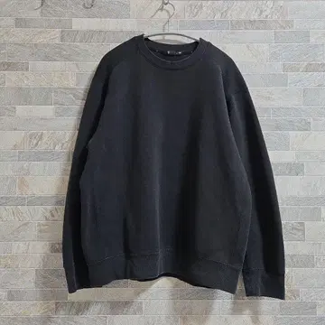 UNIQLO+J 블랙 L 사이즈 맨투맨 트레이닝복