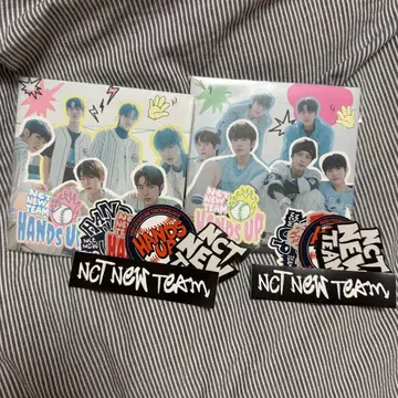 nctwish nctnewteam handsup cd 스티커