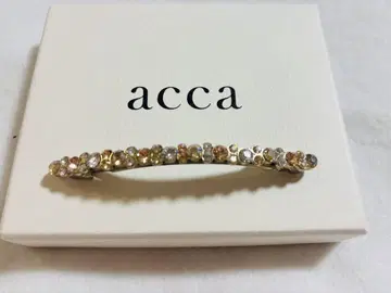 [새상품급] 아카 acca 베리 머리핀 클립 오렌지 베이지