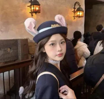 디즈니 주토피아 주디 경찰관 모자 할로윈 분장 코스프레