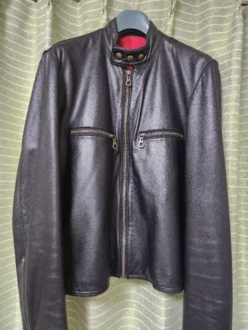 Jean Paul Gaultier 블랙 가죽 자켓 48