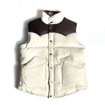 Y'2 LEATHER PRODUCTS 다운 베스트 리버서블 가죽