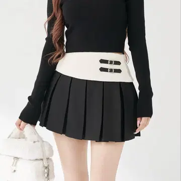 Darich 다리치 DARICH 니트 셋업 블랙 스커트