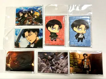 진격의 거인 리바이 200경 스퀘어 캔뱃지 종합 세트 1