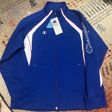 [ 새상품 ] Champion 트랙 자켓 자수 L 사이즈 저리 상의