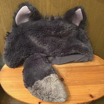 고양이 귀 달린 그레이 모자 (꼬리 포함) 루시퍼 신데렐라