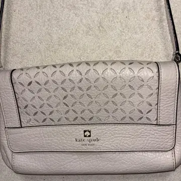 미사용품 kate spade 숄더백 베이지 라이트 그레이