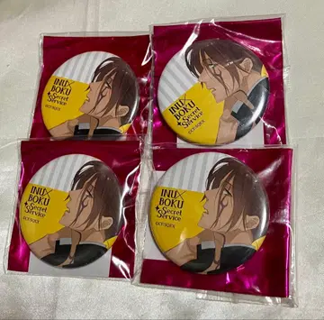 요호 x 보쿠SS 후지와라 코코아전 이누보쿠 카페 캔뱃지 한노즈카 렌쇼