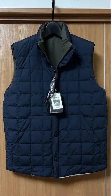 TAION 리버서블 퀼팅 베스트 사이즈 M