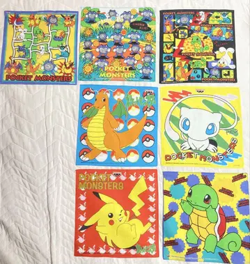 [포켓몬스터] 포켓몬 손수건 수건 피카츄 어린이 남아