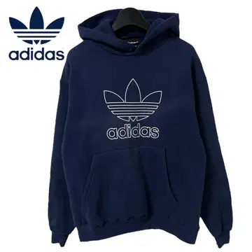 adidas / 아디다스 풀오버 후드티 네이비 L c019