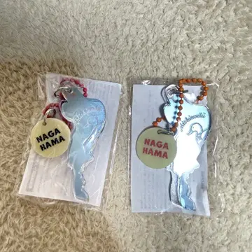 비와코 키링 비와코레 NAGA HAMA 아크릴 키링 2개 세트
