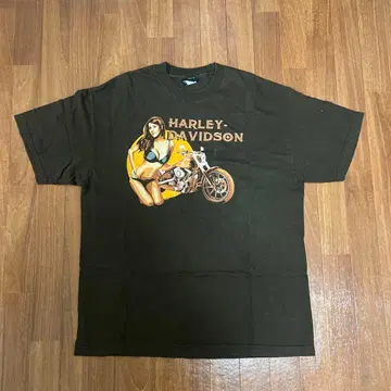 Harley Davidson 티셔츠 브라운