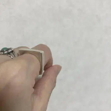 실버 925 스퀘어형 반지