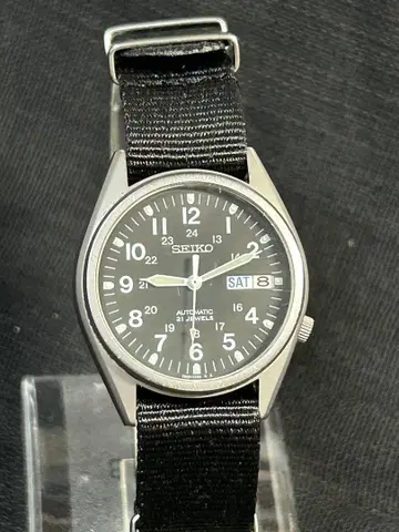 완동 새상품급 SEIKO 보이즈 밀리터리 7S26-3060 블랙 다이얼