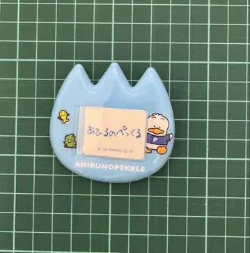 산리오 시크릿 오나마에 배지 오리의 페클 명찰