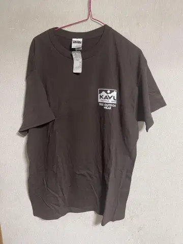 [ 미사용 ] KAVU 브라운 T셔츠 L 사이즈