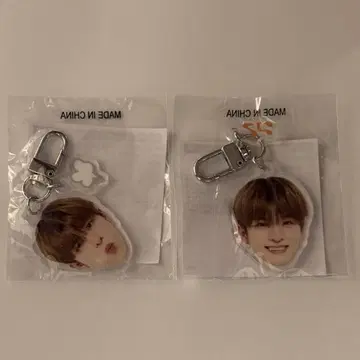 treasure 아사히 얼굴 아크링 키링 캡슐 토이