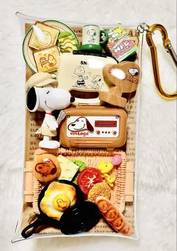 가챠 묶음 판매 카페 베이커리 빵집 리멘트 빵 파우치