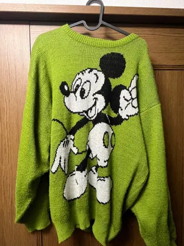 vintage 미키 니트 Disney