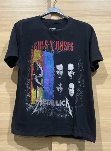 METALLICA GUNS N' ROSES 1992 투어 T M 사이즈