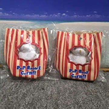 솜사탕 마스코트 봉제 인형 팝콘 곰 토끼