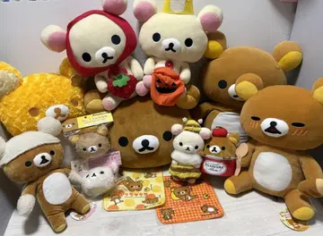 산엑스 리락쿠마 코리락쿠마 봉제 인형 묶음 판매