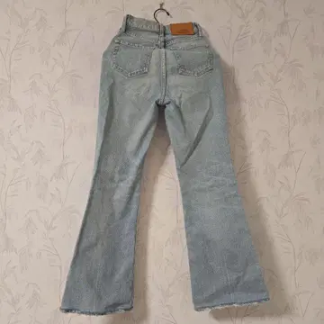 MOUSSY 라이트 블루 부츠컷 데님 22