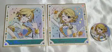 프로세카 5주년 감사제 카가미네 렌 카가미네 린 색지 캔뱃지