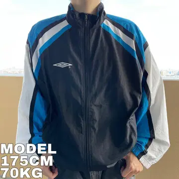 UMBRO 엄브로 나일론 자켓 XL 블랙 파랑 영국 국기 10495